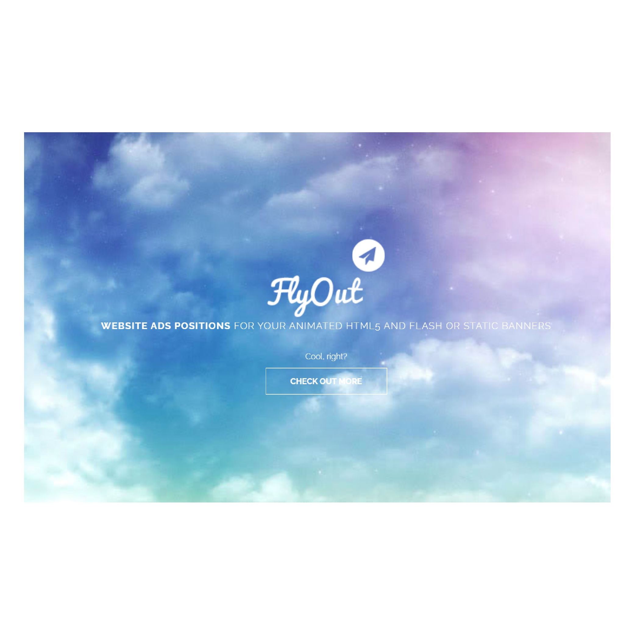 FlyOut - 固定和粘性网站横幅位置